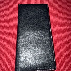 Black and Pink Leather Wallet